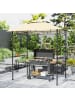 Outsunny Grillpavillon 240L x 150B x 257H cm Beige