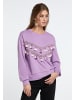 IZIA Damen Sweatshirt in Flieder