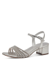 Tamaris Riemchensandaletten in Silber