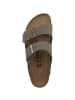 Birkenstock Sandale Arizona Birko-Flor Nubuk schmal in grau