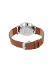 Amor Quarzuhr Apfelleder, Alloy in Silber