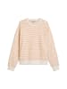 Marc O'Polo DENIM Streifen-Sweatshirt oversize in Light Orange