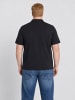 Petrol Industries Piqué-Poloshirt aus Baumwolle in Oversize ironhouse in Schwarz
