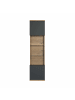 ebuy24 Vitrinenschrank Norris Grau 51 x 37 cm