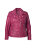 Angel of Style Lederjacke in dunkel weinrot