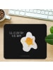 Mr. & Mrs. Panda Mousepad Spiegelei Ei mit Spruch in Schwarz