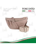 Toscanto Leder Gürteltasche Toscanto Tasche rosa ca. 37cm