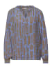 Street One Bluse in taupe hellblau - 0001