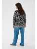 KAFFE curve Strickpullover KCsandia Loose fit in LGM/Black Leopard