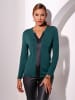 creation L Langarmshirt in petrol