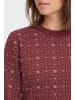 Oxmo Sweater OXKaren in Rot