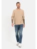 Camel Active Feinstrickpullover aus organic Cotton in Sand