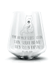 Mr. & Mrs. Panda Whiskyglas Otter Blumenstrauß mit Spruch in Transparent