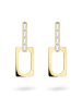 LIEBESKIND BERLIN Ohrhänger The Festive Mini Link Sparkle in gold
