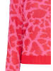 Swirly Damen Pullover in PINK ROT