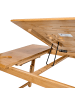 tectake Laptoptisch inklusive Schublade und Abstellfläche, 55 x 35 x 26 cm