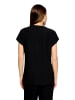 Betty Barclay Basic Shirt mit V-Ausschnitt in Schwarz