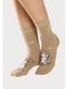 H.I.S Basicsocken in ecru, rostorange, rostbraun, beige, hellbraun