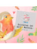 Mr. & Mrs. Panda Deluxe Karte Hase Skifahren mit Spruch in Grau Pastell