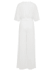 Vera Mont Jumpsuit mit Bindegürtel in Rohweiß