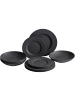 Villeroy & Boch 12er Set Tafelservice Manufacture Rock in schwarz