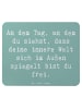Mr. & Mrs. Panda Maus Pad Spruch Selbstreflexion Freiheit mit Sp... in Meeresbrise