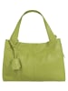 Cluty Shopper echt Leder in grün