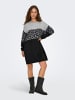 ONLY Strickkleid in Light Grey Melange