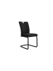 byLiving 2er-Set: Esszimmerstuhl QUEENS in Dunkelgrau/Schwarz - (B) 50 x (H) 94 x (T) 62 cm