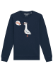 wat? Apparel Sweatshirt Moin Seagull in Dunkelblau