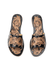 usha FESTIVAL Damen Sandalen Aus Leder in Schwarz