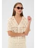 Soaked in Luxury Kurzarm-Bluse SLAnamy Baggy fit in Turtledove