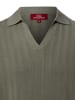 Finshley & Harding London Strick-Poloshirt in khaki