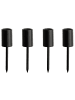 Butlers Kerzenpick ADVENT 4er-Set in Schwarz
