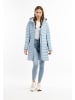 myMo Damen Wattierter Steppmantel in Hellblau