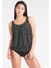 LASCANA Oversize-Tankini in schwarz-weiß