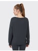 Venice Beach V-Neck Shirt VB Maliyah in black charcoal