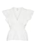 Vero Moda Top mit Schößchen in Snow White