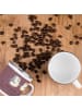 Mr. & Mrs. Panda Camping Emaille Tasse Verlobung Schritt mit Spruch in Kaffa Coffee