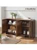 HOMCOM Sideboard--Walnussbraun