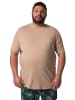 Men Plus Kurzarm T-Shirt in sand