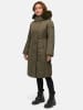 Tazzio Wintermantel "F807" - mit Kapuze - in Khaki