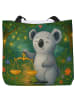 Mr. & Mrs. Panda Damen Schultertasche Waage Astrologie Design oh... in Weiß