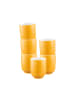 Seltmann Weiden 6er Set Becher ohne Henkel Sento Home Pure Colors in 400 ml in Mango Orange
