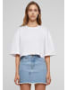 Urban Classics Cropped T-Shirts in white