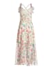 Vera Mont Abendkleid mit Volant in Yellow/Green