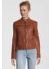 7eleven Lederjacke RIANA in cognac