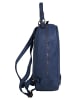 Samantha Look Rucksack echt Leder in blau