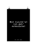 Mr. & Mrs. Panda Poster Mir reicht's! Ich geh'... mit Spruch in Schwarz