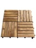 home24 6er-Set Terrassenfliese Granyo 50x50 cm in Akazie Braun